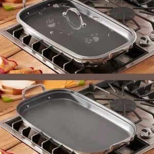 Princess House Nonstick Double Burner Griddle